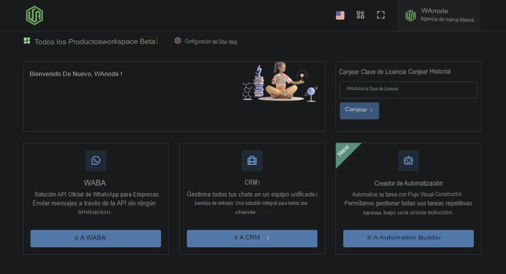 WAnode CRM WhatsApp Business Automatización